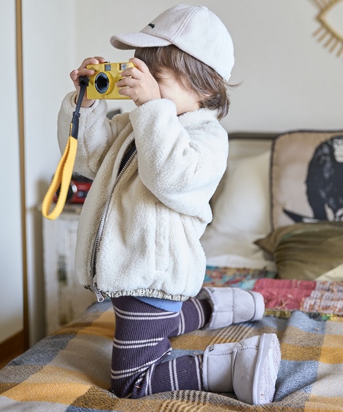 petit main(プティマイン)の「【ウォッシャブル】マルチボーダーニットレギパン(その他パンツ・キッズ・ライトブラウン/ブルー/モカ・90cm/110cm/80cm/100cm)」の7枚目の写真