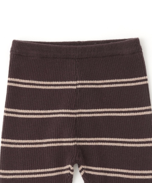 petit main(プティマイン)の「【ウォッシャブル】マルチボーダーニットレギパン(その他パンツ・キッズ・ライトブラウン/ブルー/モカ・90cm/110cm/80cm/100cm)」の16枚目の写真