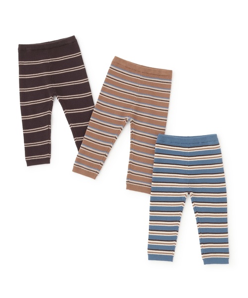 petit main(プティマイン)の「【ウォッシャブル】マルチボーダーニットレギパン(その他パンツ・キッズ・ライトブラウン/ブルー/モカ・90cm/110cm/80cm/100cm)」の19枚目の写真