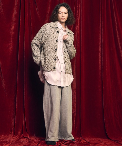 MAISON SPECIAL（メゾンスペシャル）の「《UNISEX》【ONE-MILE WEAR】Prime-Wide Sweatpants/ワンマイルウェアプライムワイドスウェットパンツ【MAISON SPECIAL/メゾンスペシャル】■セットアップ対応■（スウェットパンツ・メンズ・オフホワイト/ブラック/グレー/チャコールグレー・0/1/2）」の11枚目の写真