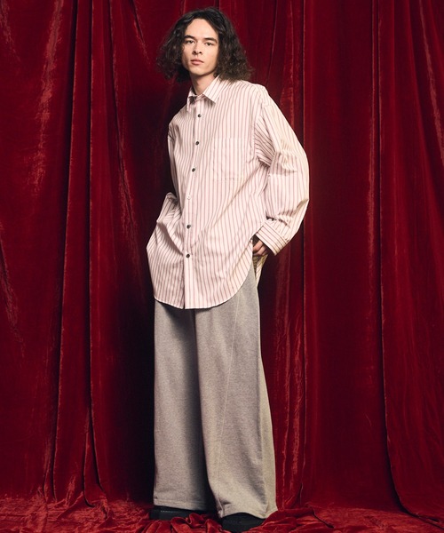 MAISON SPECIAL（メゾンスペシャル）の「《UNISEX》【ONE-MILE WEAR】Prime-Wide Sweatpants/ワンマイルウェアプライムワイドスウェットパンツ【MAISON SPECIAL/メゾンスペシャル】■セットアップ対応■（スウェットパンツ・メンズ・オフホワイト/ブラック/グレー/チャコールグレー・0/1/2）」の10枚目の写真