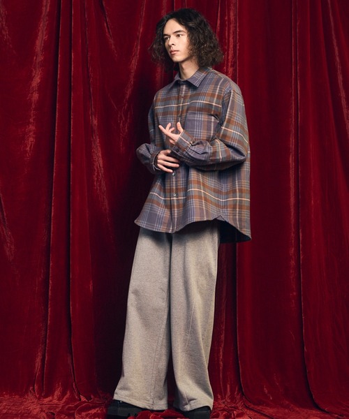 MAISON SPECIAL（メゾンスペシャル）の「《UNISEX》【ONE-MILE WEAR】Prime-Wide Sweatpants/ワンマイルウェアプライムワイドスウェットパンツ【MAISON SPECIAL/メゾンスペシャル】■セットアップ対応■（スウェットパンツ・メンズ・オフホワイト/ブラック/グレー/チャコールグレー・0/1/2）」の12枚目の写真