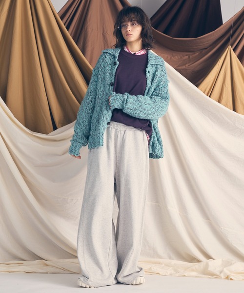 MAISON SPECIAL（メゾンスペシャル）の「《UNISEX》【ONE-MILE WEAR】Prime-Wide Sweatpants/ワンマイルウェアプライムワイドスウェットパンツ【MAISON SPECIAL/メゾンスペシャル】■セットアップ対応■（スウェットパンツ・メンズ・オフホワイト/ブラック/グレー/チャコールグレー・0/1/2）」の6枚目の写真