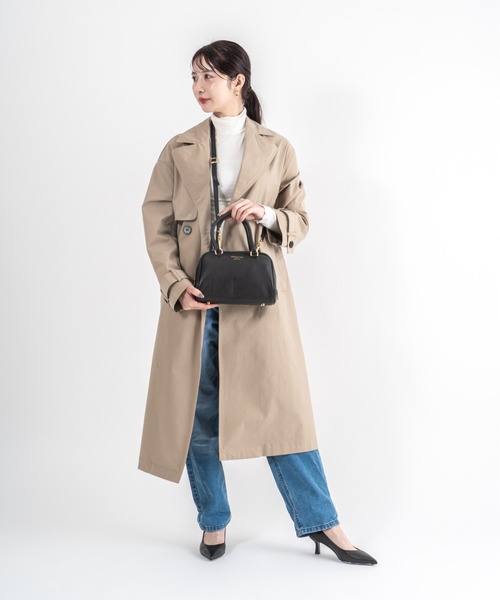 CHRISTIAN VILLA（クリスチャンヴィラ）の「【CHRISTIAN VILLA】ボストン バッグ　Sサイズ（ボストンバッグ・レディース・ブラック/アイボリー/ベージュ系その他/ダークブラウン/ブラウン・FREE）」の17枚目の写真