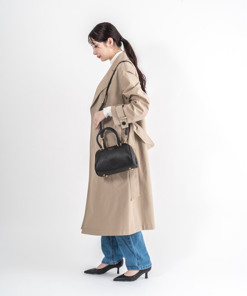 CHRISTIAN VILLA（クリスチャンヴィラ）の「【CHRISTIAN VILLA】ボストン バッグ　Sサイズ（ボストンバッグ・レディース・ブラック/アイボリー/ベージュ系その他/ダークブラウン/ブラウン・FREE）」の19枚目の写真