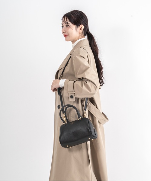 CHRISTIAN VILLA（クリスチャンヴィラ）の「【CHRISTIAN VILLA】ボストン バッグ　Sサイズ（ボストンバッグ・レディース・ブラック/アイボリー/ベージュ系その他/ダークブラウン/ブラウン・FREE）」の10枚目の写真