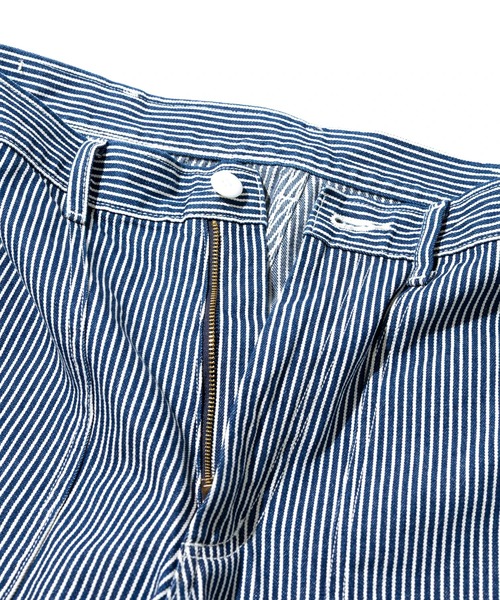 GUNG HO（ガンホー）の「GUNG HO/ ガンホー　HICKORY 4POCKETS WIDE FATIGUE TROUSER（その他パンツ・メンズ・ストライプ・MEDIUM/LARGE/X-LARGE）」の3枚目の写真