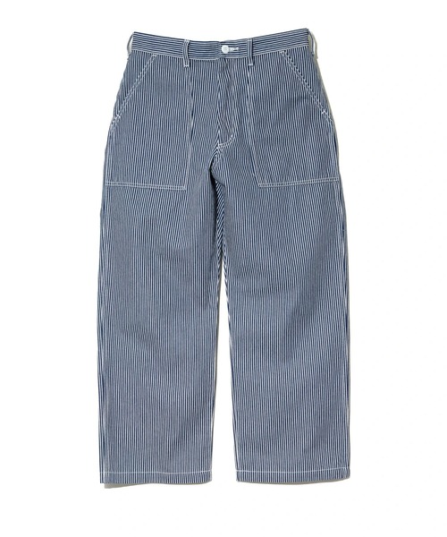 GUNG HO（ガンホー）の「GUNG HO/ ガンホー　HICKORY 4POCKETS WIDE FATIGUE TROUSER（その他パンツ・メンズ・ストライプ・MEDIUM/LARGE/X-LARGE）」の6枚目の写真