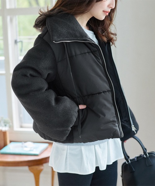 KOBE LETTUCE（コウベレタス）の「ビッグリボンスタンドカラー中綿