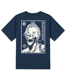 KTN0117 スカルガールズ 半袖Tシャツ - ネイビー