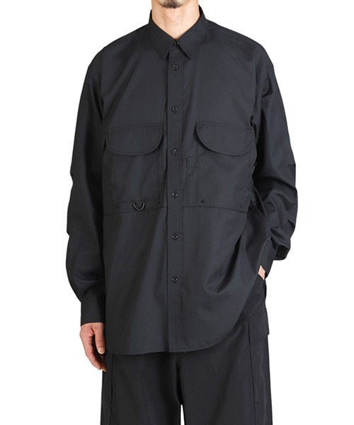 DAIWA PIER39（ダイワピア39）の「DAIWA PIER39 / ダイワ ピアサーティナイン：TECH FISHING SHIRT L/S：BE-84025W[PIE]（シャツ/ブラウス・メンズ・ブラック・S/M）」の7枚目の写真
