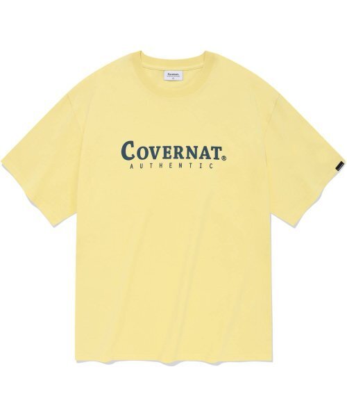 COVERNAT(カバーナット)の「アセンティックロゴTシャツイエロー(Tシャツ/カットソー・レディース・その他・SMALL/X-LARGE/X-SMALL/LARGE/MEDIUM/XX-LARGE)」の1枚目の写真