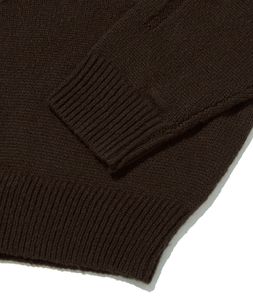 suade（スエード）の「DAMAGED CABLE KNIT [BROWN]（ニット/セーター・レディース・その他・LARGE/MEDIUM）」の5枚目の写真