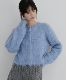 Auntie Rosa | 【KICO direction item】ミックスシャギーニットカーディガン(カーディガン/ボレロ)