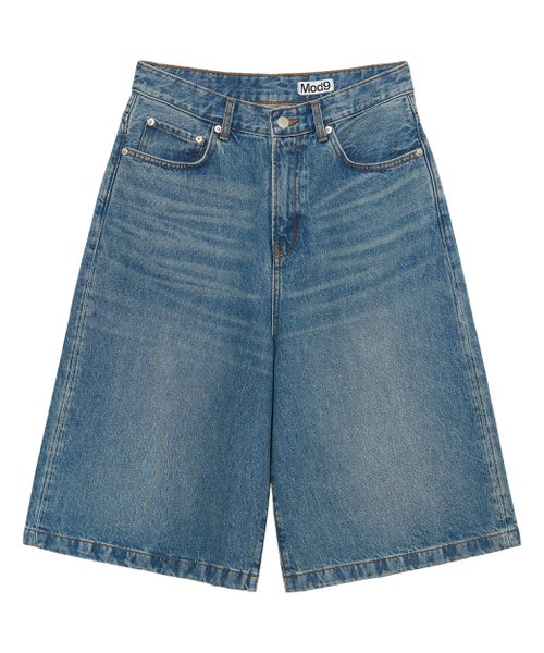 MODNINE(モディナイン)の「Blue IVY - MOD8 shorts(その他パンツ・レディース・その他・28/30/32)」の2枚目の写真
