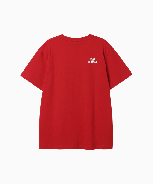 MENASOO(ミナス)の「Right Track T Shirt_Red(Tシャツ/カットソー・レディース・レッド・1/2/3)」の6枚目の写真
