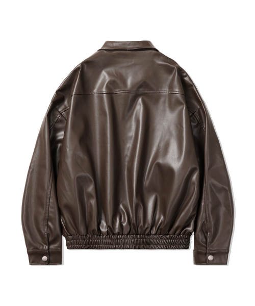 GRAYBLVD(グレイブラバット)の「アレックスレザージャケット GKCJK64 (ブラウン)(ライダースジャケット・レディース・ブラウン・MEDIUM/LARGE)」の3枚目の写真