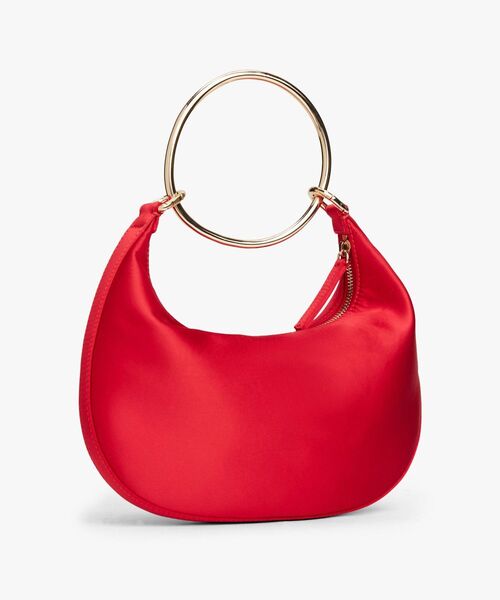 TOMMY HILFIGER（トミーヒルフィガー）の「ブライトブレスレットホーボーサテンバッグ（ショルダーバッグ・レディース・ブラック・FREE）」の6枚目の写真