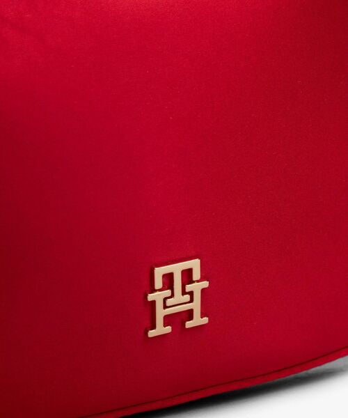 TOMMY HILFIGER（トミーヒルフィガー）の「ブライトブレスレットホーボーサテンバッグ（ショルダーバッグ・レディース・ブラック・FREE）」の7枚目の写真