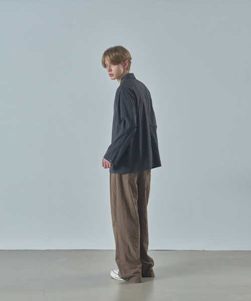 LAD EDITION(ラッドエディション)の「リプルワイドパンツ_キャメルブラウン(スラックス・メンズ・その他・FREE)」の3枚目の写真