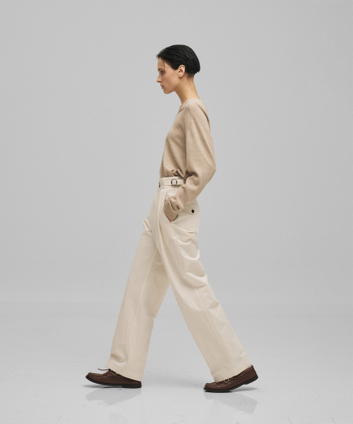 ANOTHER OFFICE WOMEN(アナザー オフィス ウーマン)の「w. Santiago Twill Pants (Off White)(その他パンツ・レディース・その他・34/36)」の5枚目の写真