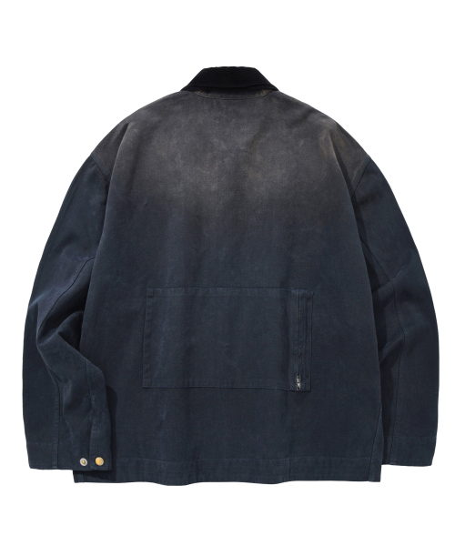 KANEITEI(カネイテイ)の「FADED WASHING WORK JACKET (NAVY)(その他アウター・メンズ・ネイビー・LARGE/X-LARGE)」の2枚目の写真