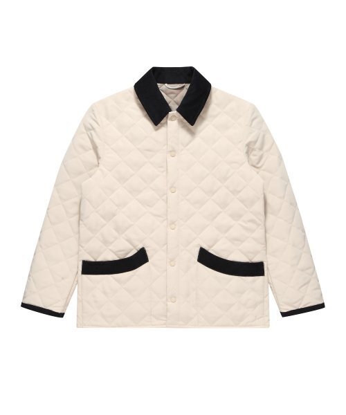 SOLEW(ソル)の「コーデュロイキルティングジャンパー_アイボリー(ダウンジャケット/コート・メンズ・その他・SMALL/MEDIUM/LARGE/X-LARGE)」の4枚目の写真