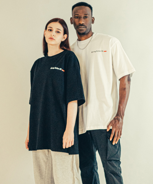BEOM（ボム）の「バダコルブ オーバーサイズTシャツ ホワイト（Tシャツ/カットソー・メンズ・その他・1/2）」の3枚目の写真