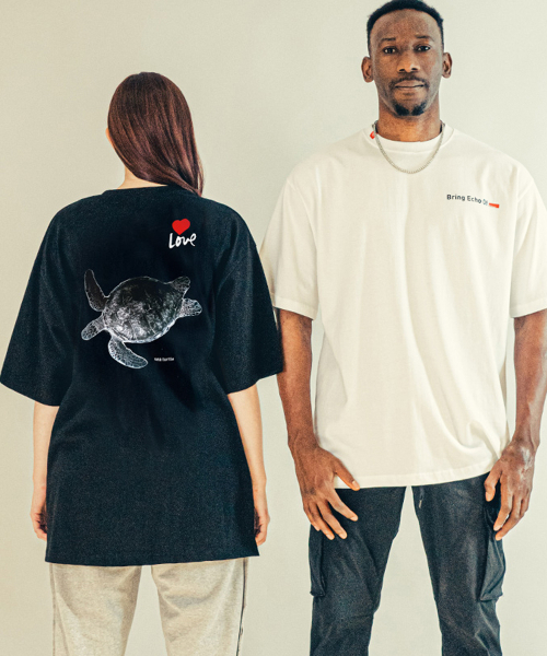 BEOM（ボム）の「バダコルブ オーバーサイズTシャツ ホワイト（Tシャツ/カットソー・メンズ・その他・1/2）」の4枚目の写真