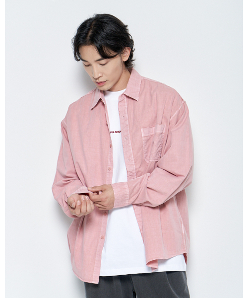 サンローランパリ 737736 Y37HZ しわ加工リバースロゴプリントTシャツ