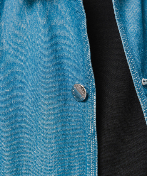 Mackintosh（マッキントッシュ）の「MACKINTOSH(マッキントッシュ) 別注 HUMBIE デニム SHORT SL(ウォッシュ)（その他アウター・メンズ・コバルトブルー・36/38/40）」の18枚目の写真