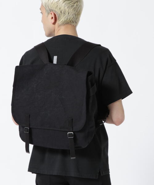 SLOW（スロウ）の「SLOW(スロウ) truck - French army shoulder bag - 300S123J【2026年春夏入荷モデル】（ショルダーバッグ・メンズ・ブラック・F）」の11枚目の写真