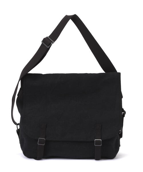SLOW（スロウ）の「SLOW(スロウ) truck - French army shoulder bag - 300S123J【2026年春夏入荷モデル】（ショルダーバッグ・メンズ・ブラック・F）」の12枚目の写真