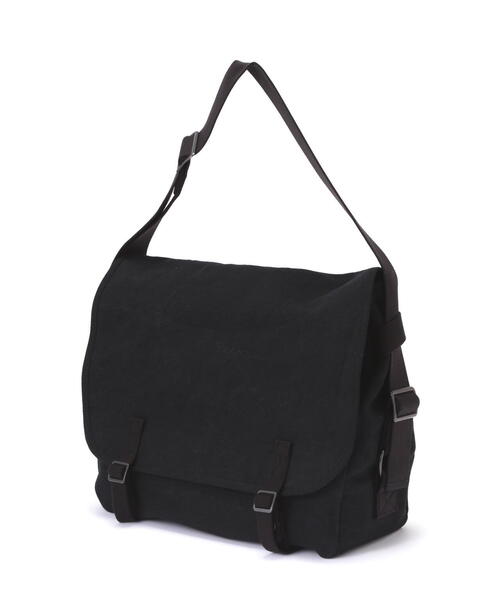 SLOW（スロウ）の「SLOW(スロウ) truck - French army shoulder bag - 300S123J【2026年春夏入荷モデル】（ショルダーバッグ・メンズ・ブラック・F）」の13枚目の写真