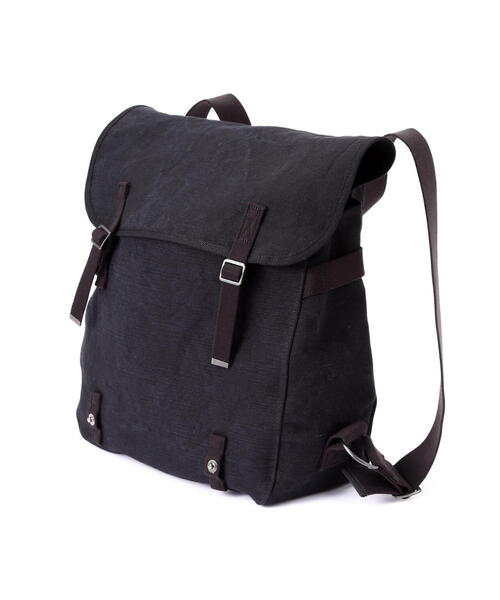 SLOW（スロウ）の「SLOW(スロウ) truck - French army shoulder bag - 300S123J【2026年春夏入荷モデル】（ショルダーバッグ・メンズ・ブラック・F）」の15枚目の写真