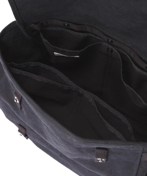 SLOW（スロウ）の「SLOW(スロウ) truck - French army shoulder bag - 300S123J【2026年春夏入荷モデル】（ショルダーバッグ・メンズ・ブラック・F）」の22枚目の写真