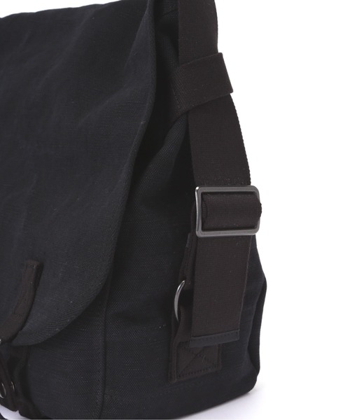 SLOW（スロウ）の「SLOW(スロウ) truck - French army shoulder bag - 300S123J【2026年春夏入荷モデル】（ショルダーバッグ・メンズ・ブラック・F）」の6枚目の写真