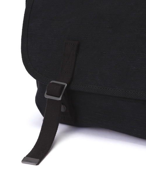 SLOW（スロウ）の「SLOW(スロウ) truck - French army shoulder bag - 300S123J【2026年春夏入荷モデル】（ショルダーバッグ・メンズ・ブラック・F）」の7枚目の写真