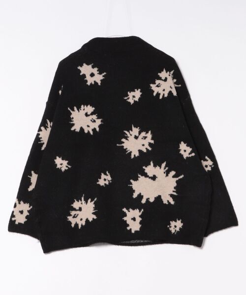 antiqua(アンティカ)の「花柄 ニット トップス(ニット/セーター・レディース・グレー/ブラック・ONESIZE)」の22枚目の写真