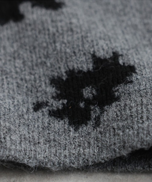 antiqua(アンティカ)の「花柄 ニット トップス(ニット/セーター・レディース・グレー/ブラック・ONESIZE)」の20枚目の写真