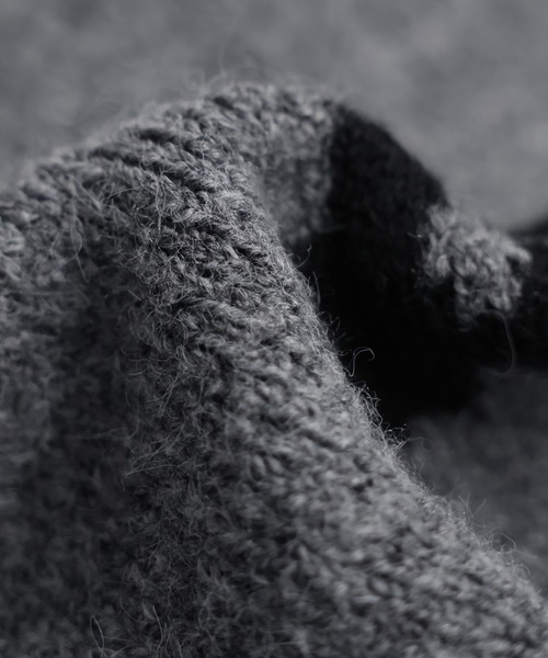 antiqua(アンティカ)の「花柄 ニット トップス(ニット/セーター・レディース・グレー/ブラック・ONESIZE)」の21枚目の写真