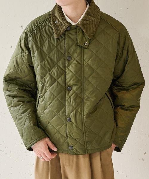 Barbour(バブアー)の「【Barbour】barbour os transport quilted jacket(ミリタリージャケット・メンズ・ブラック/オリーブ・38/40)」の5枚目の写真