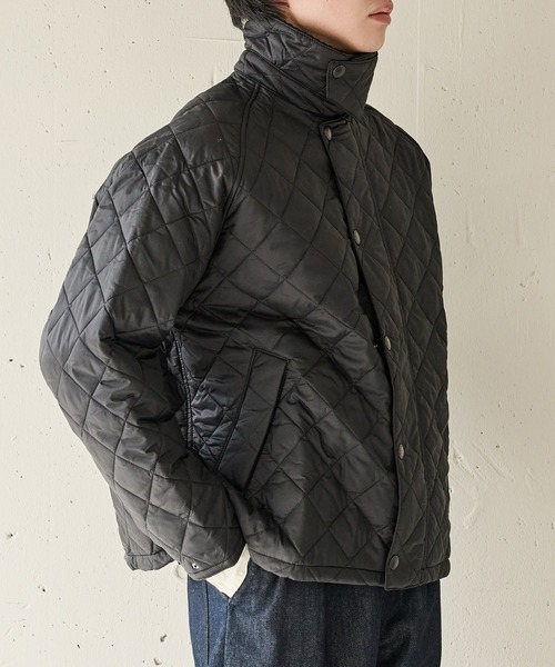 Barbour(バブアー)の「【Barbour】barbour os transport quilted jacket(ミリタリージャケット・メンズ・ブラック/オリーブ・38/40)」の14枚目の写真
