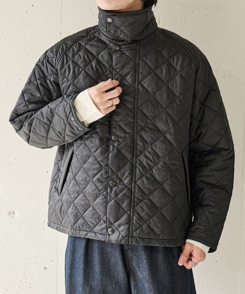 Barbour(バブアー)の「【Barbour】barbour os transport quilted jacket(ミリタリージャケット・メンズ・ブラック/オリーブ・38/40)」の15枚目の写真