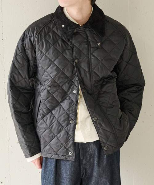 Barbour(バブアー)の「【Barbour】barbour os transport quilted jacket(ミリタリージャケット・メンズ・ブラック/オリーブ・38/40)」の13枚目の写真