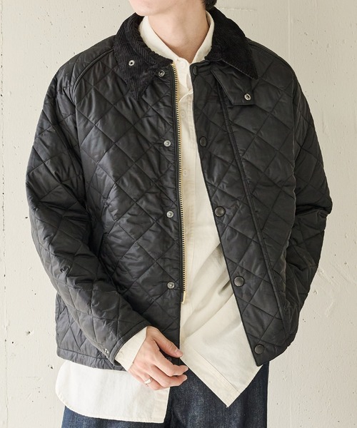 Barbour(バブアー)の「【Barbour】barbour os transport quilted jacket(ミリタリージャケット・メンズ・ブラック/オリーブ・38/40)」の9枚目の写真