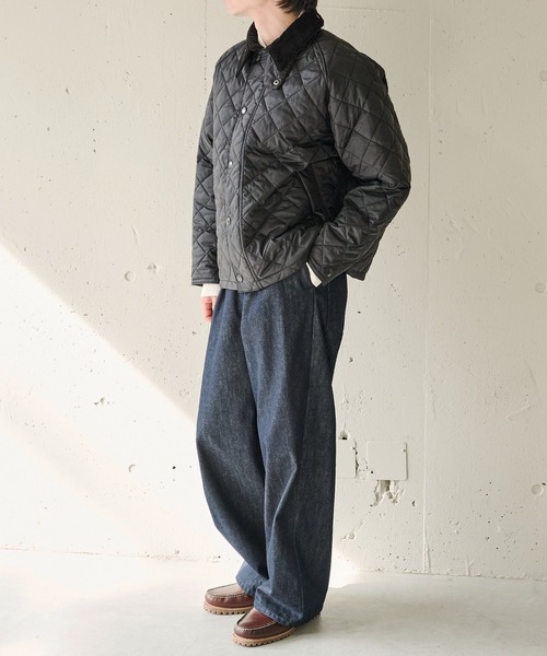 Barbour(バブアー)の「【Barbour】barbour os transport quilted jacket(ミリタリージャケット・メンズ・ブラック/オリーブ・38/40)」の7枚目の写真