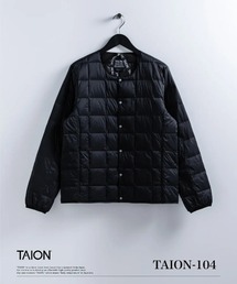体温 クルーネックボタン インナーダウン」に該当するTAION｜タイオン