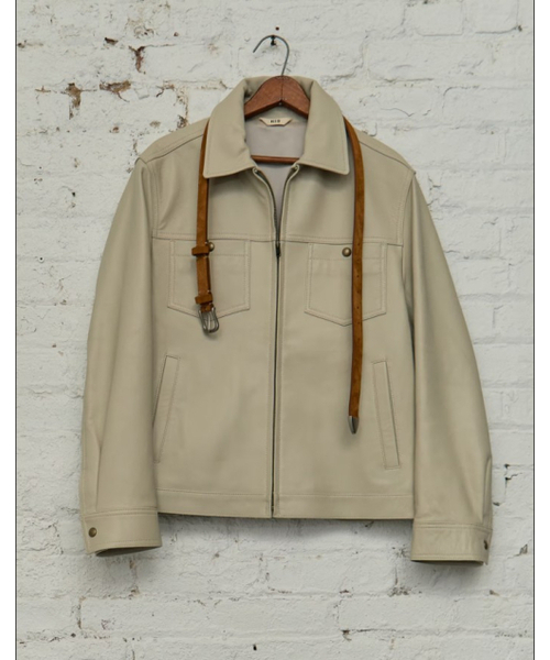 HAZZYS（ ヘジス）の「[HIS] ストーンラムスキンレザージャケット（ライダースジャケット・メンズ・その他・SMALL/MEDIUM/LARGE）」の6枚目の写真