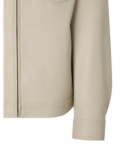 HAZZYS（ ヘジス）の「[HIS] ストーンラムスキンレザージャケット（ライダースジャケット・メンズ・その他・SMALL/MEDIUM/LARGE）」の2枚目の写真